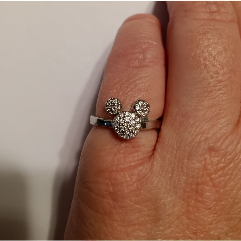 Cute Mouse Diamond Ring